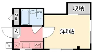 兵庫県西宮市浜甲子園2【マンション】の間取り