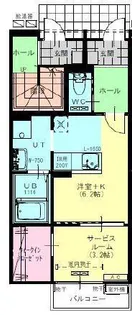 ハルII【1階】の間取り