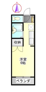 第1ハイツタマキ【1階】の間取り