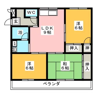 シティコーポ長坂【5階】の間取り