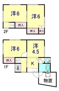 兵庫県神戸市垂水区旭が丘3【一戸建】の間取り