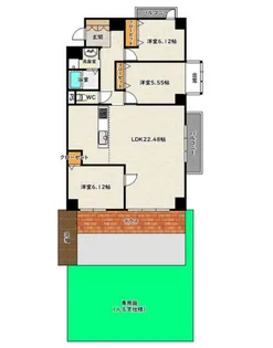 ルミエール瑞穂公園【2階】の間取り