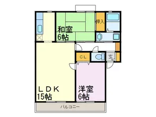 ウインディア大久保【2階】の間取り