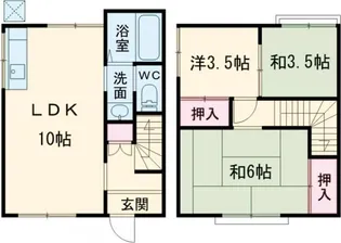 奈良県奈良市百楽園3【一戸建】の間取り