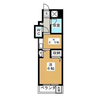 ジュネパレス新松戸第30【4階】の間取り