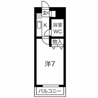 東京都多摩市貝取【マンション】の間取り