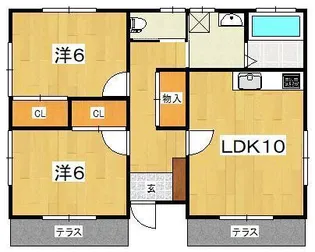 神奈川県足柄上郡松田町松田庶子【一戸建】の間取り