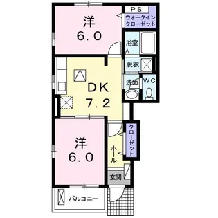 リトル・マーメード【1階】の間取り