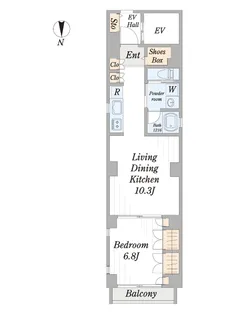 NAKANO BLD.【5階】の間取り