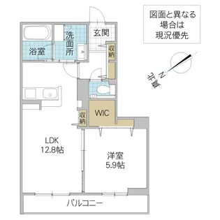 ジュエルコート【1階】の間取り