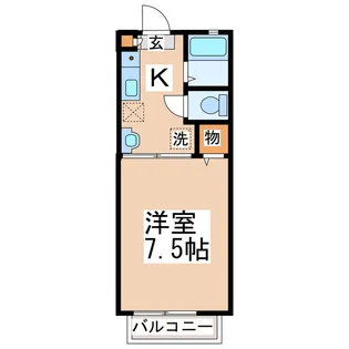 モンパルク菊陽【2階】の間取り