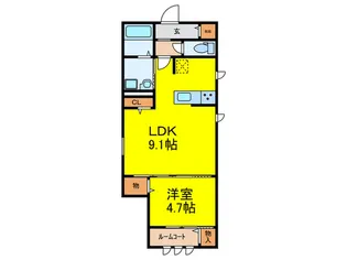 珊瑚【1階】の間取り