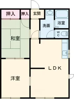 サンシャインハイム【1階】の間取り