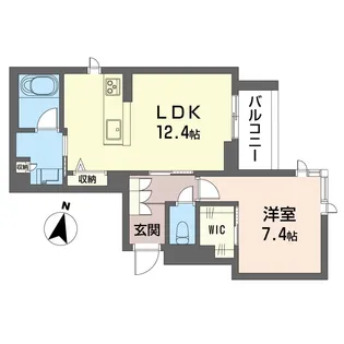 シエロエストレラード【2階】の間取り