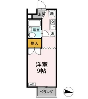 シーサイド金沢【1階】の間取り