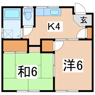 サンライトハイツ【1階】の間取り