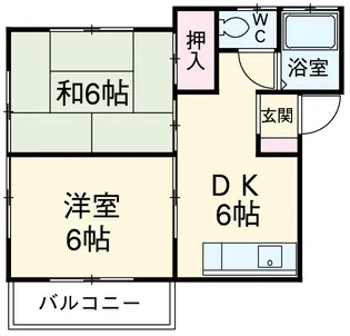 第三グリーンハイム【1階】の間取り