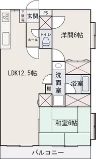 Ms TOKIO【1階】の間取り