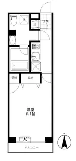 渋谷館【3階】の間取り