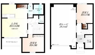 埼玉県熊谷市柿沼【一戸建】の間取り