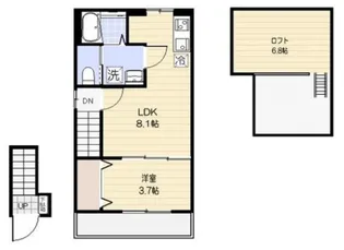 スターク亀有【2階】の間取り