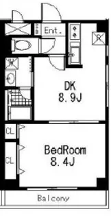 市両マンション【2階】の間取り