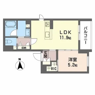 フェリシア【2階】の間取り