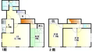 兵庫県三田市すずかけ台2【一戸建】の間取り