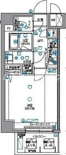 パティーナ十条【5階】の間取り