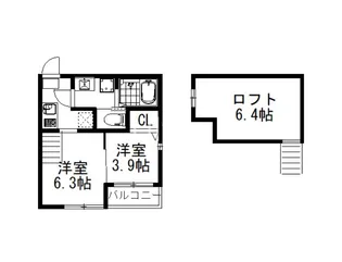ハーモニーテラス稲荷悠苑【1階】の間取り