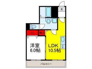 コ-ポ上原【4階】の間取り