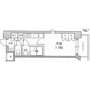 クオリア小石川【8階】の間取り