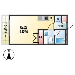 センコーナイン【2階】の間取り