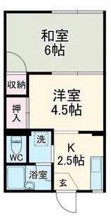 弥生ハイツ【1階】の間取り