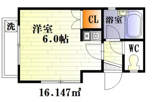 エクリスカーナよこすか【3階】の間取り