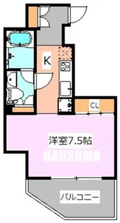 東京都文京区本駒込5【マンション】の間取り