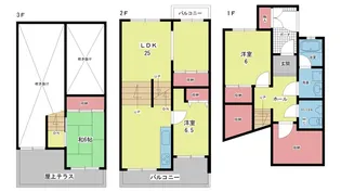 大阪府豊中市緑丘5【一戸建】の間取り