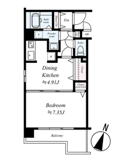 東京都文京区音羽2【マンション】の間取り