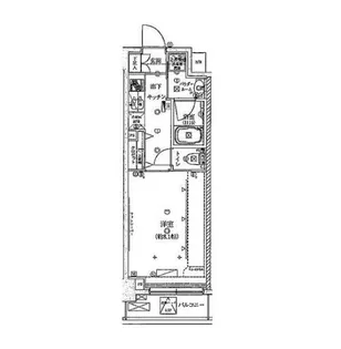 クレイシア神楽坂【6階】の間取り