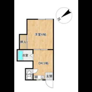 メゾン高梨【1階】の間取り