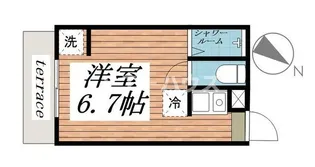 アルカンシェル薬園台【1階】の間取り