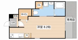 RUSH3【1階】の間取り