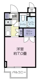 ダイヤモンドスクエア駒形【8階】の間取り