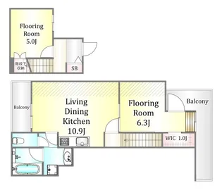 東京都目黒区碑文谷5【マンション】の間取り