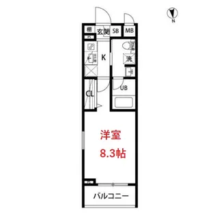 東京都大田区蒲田1【マンション】の間取り