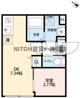東京都中央区日本橋蛎殻町1【マンション】の間取り