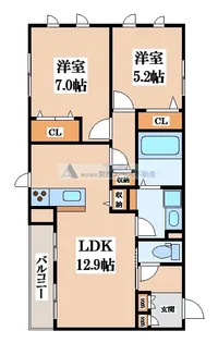 シャーメゾンソレイユ【2階】の間取り