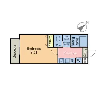 サニーフラット浦和美園【2階】の間取り