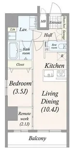 GRAN PASEO 上野【4階】の間取り