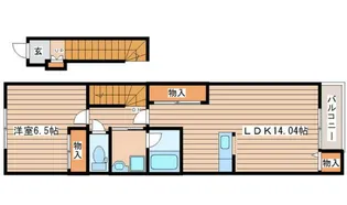 ALLOGGIO【2階】の間取り
